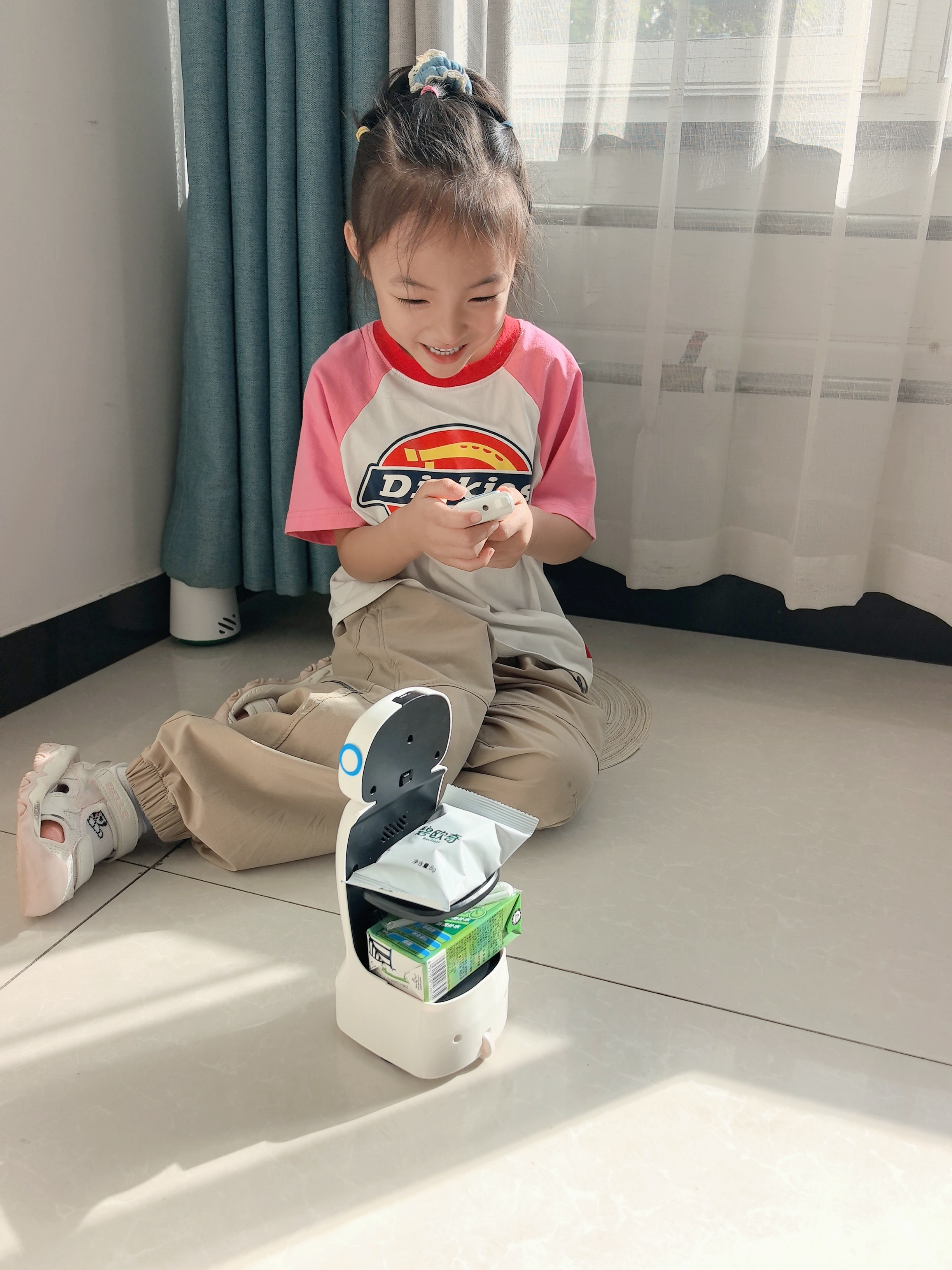 COODORA送餐机器人遥控电动亲子互动饮料零食运输送货外卖儿童玩具男女孩 实拍图