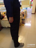 牧泰（MUTAI）春秋季厚款商务休闲裤男宽松中年男裤弹力男裤中老年男裤子男高腰 19#深蓝色 35码(2.8尺腰围) 实拍图