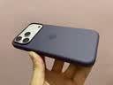 Apple/苹果 iPhone 17 Pro Max硅胶手机壳-雾紫色 磁吸保护壳苹果手机壳全包旗舰店原装 实拍图