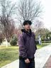 尤芮轲美式立领bomber廓系飞行夹克男春秋棒球服拼接短款外套 紫色升级款 90%顾客选择 XL 130至145斤可穿 实拍图