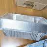 法禧龙 空气炸锅烤箱专用锡纸盒1100ml*20只铝箔盘烧烤一次性长方形餐盒 实拍图