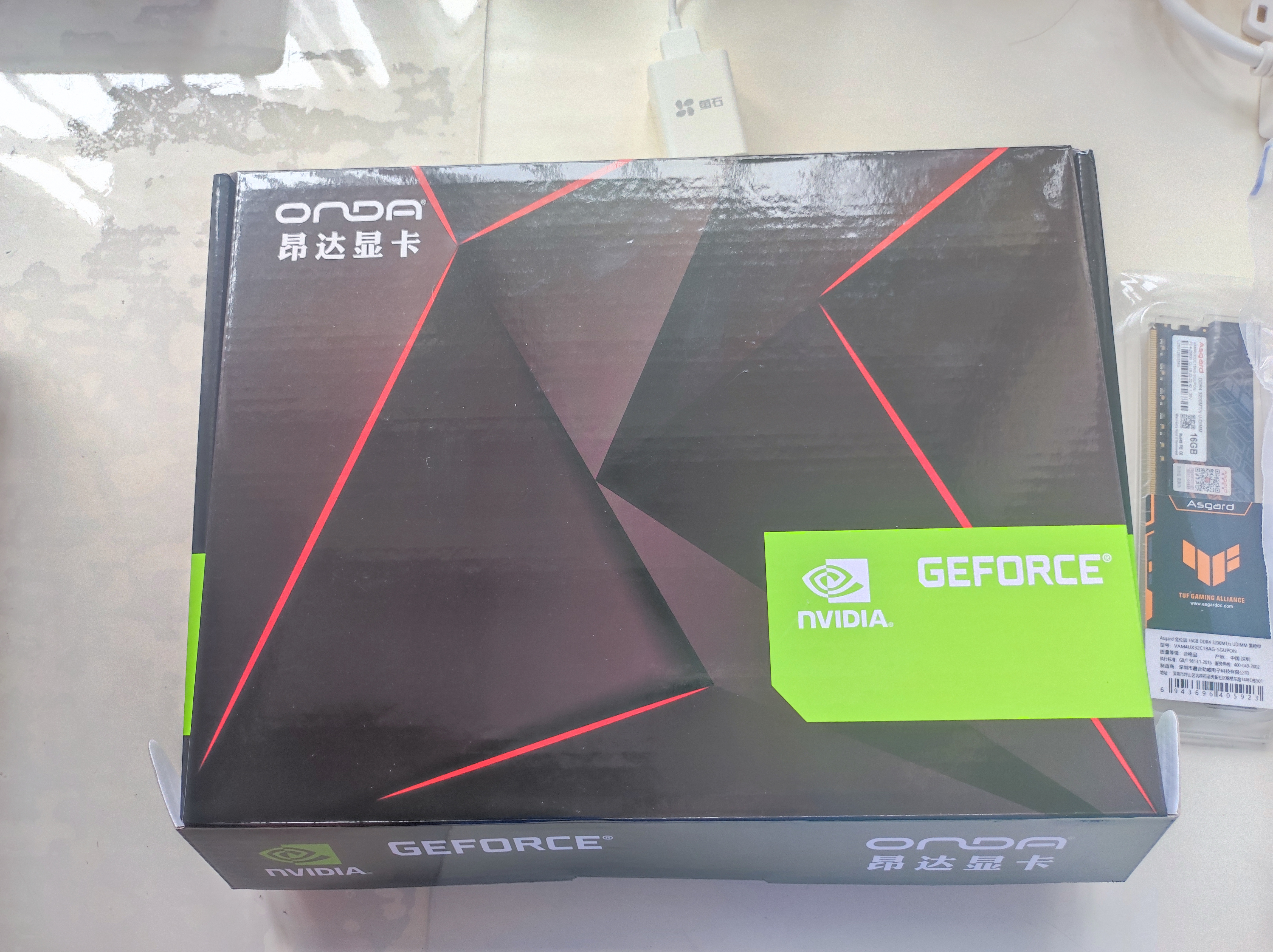 昂达（ONDA）GTX1050Ti典范4GD5 V7 4GB GDDR5 电脑游戏/家用办公 显卡 实拍图