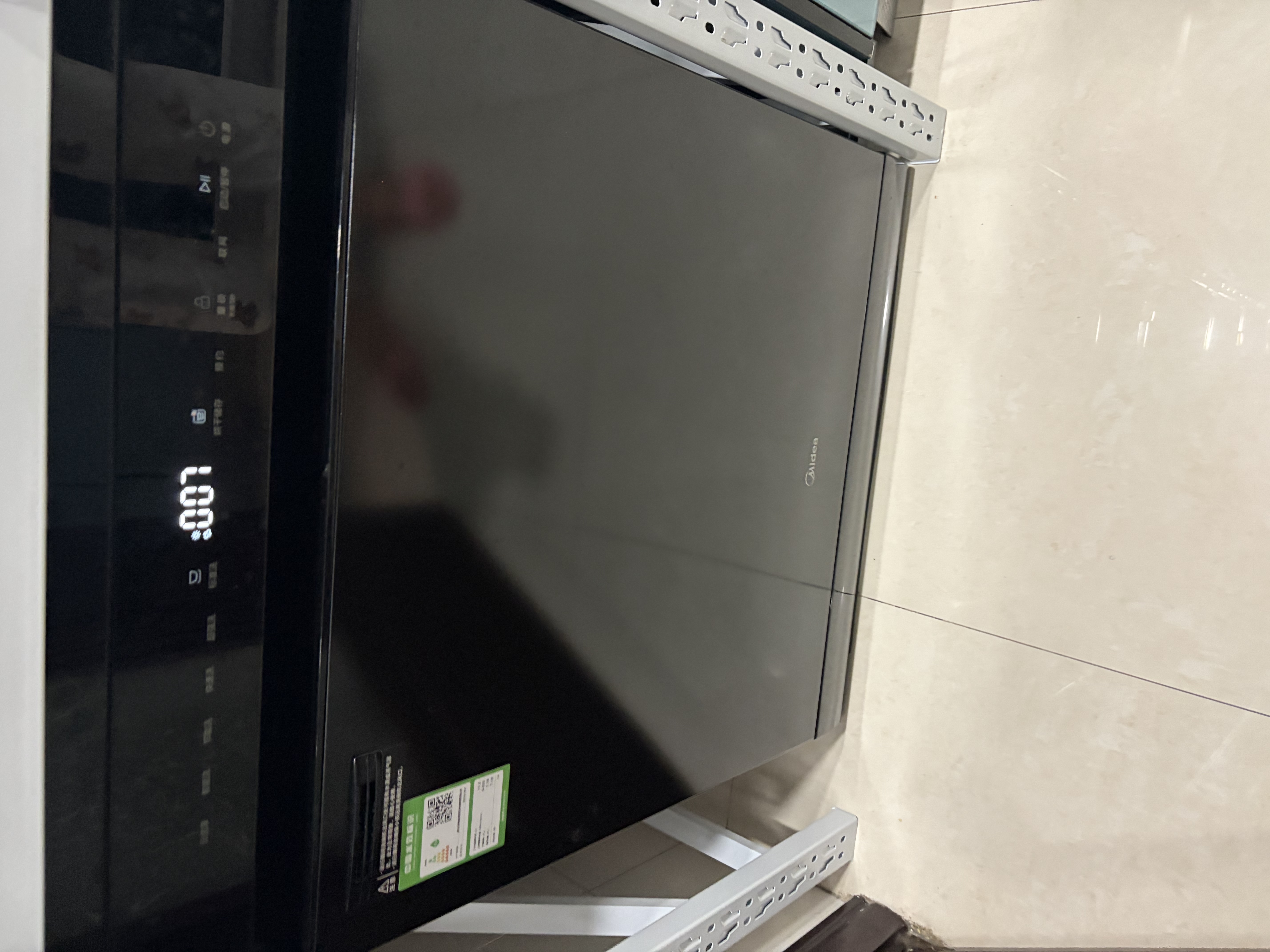 美的（Midea）洗碗机嵌入式家用全自动RX10SMax独立式两用150升以上大容量105℃热风烘干360°三层喷淋臂同价618 嵌入式 独立式两用 150升热风烘干 实拍图