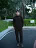李宁（LI-NING）运动套装男春秋季外套运动裤休闲两件套秋装卫衣跑步健身运动服男 外套+运动裤-加厚款 L 实拍图