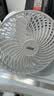 京东京造桌面风扇6寸轻静音电风扇USB小电扇便携 小型家用卧室办公室台式学生宿舍风扇 U型底座 无插头 白 实拍图