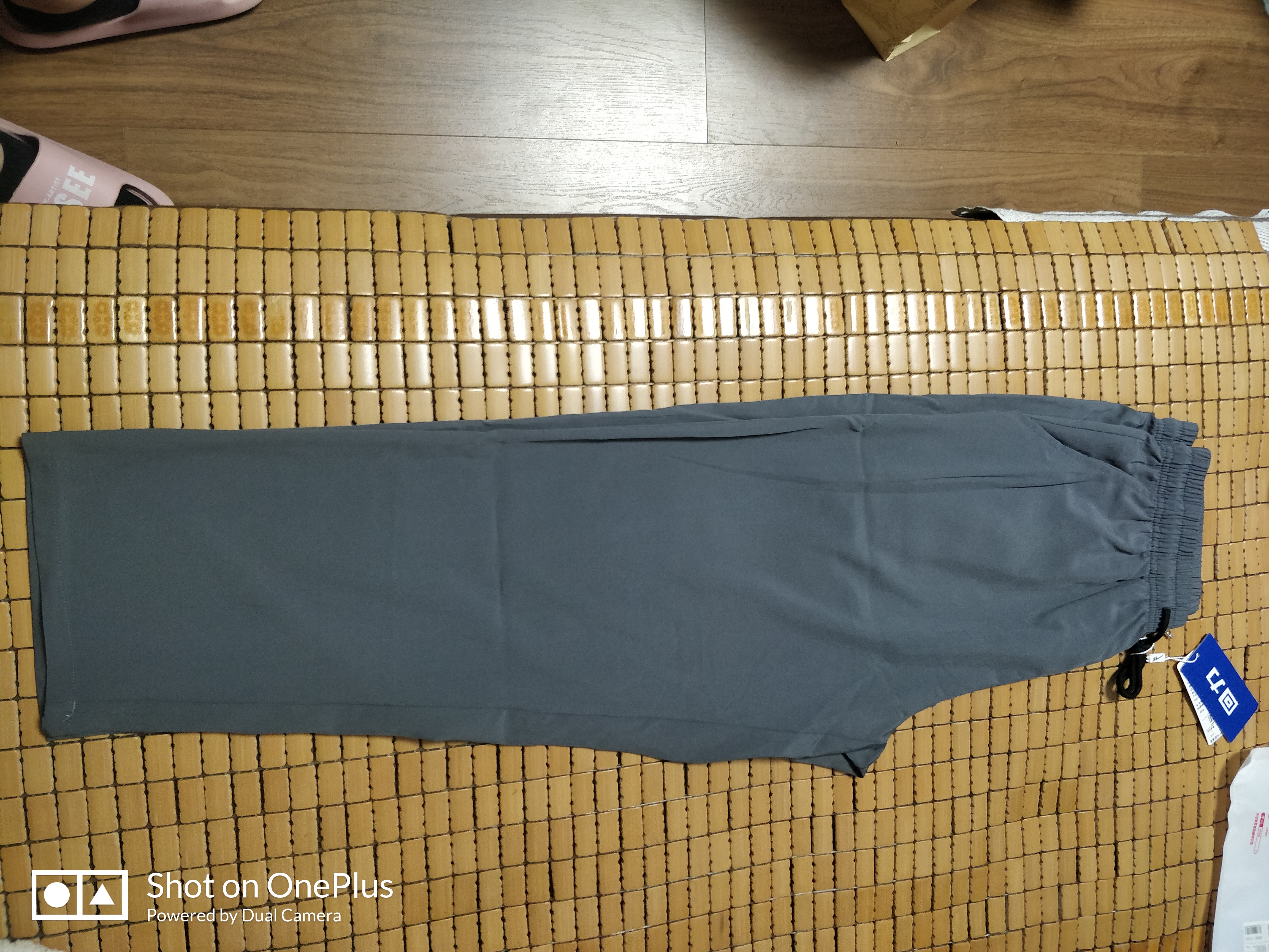 回力（Warrior）裤子夏季男运动裤男夏季冰丝速干休闲裤男宽松直筒阔腿裤子男裤 实拍图