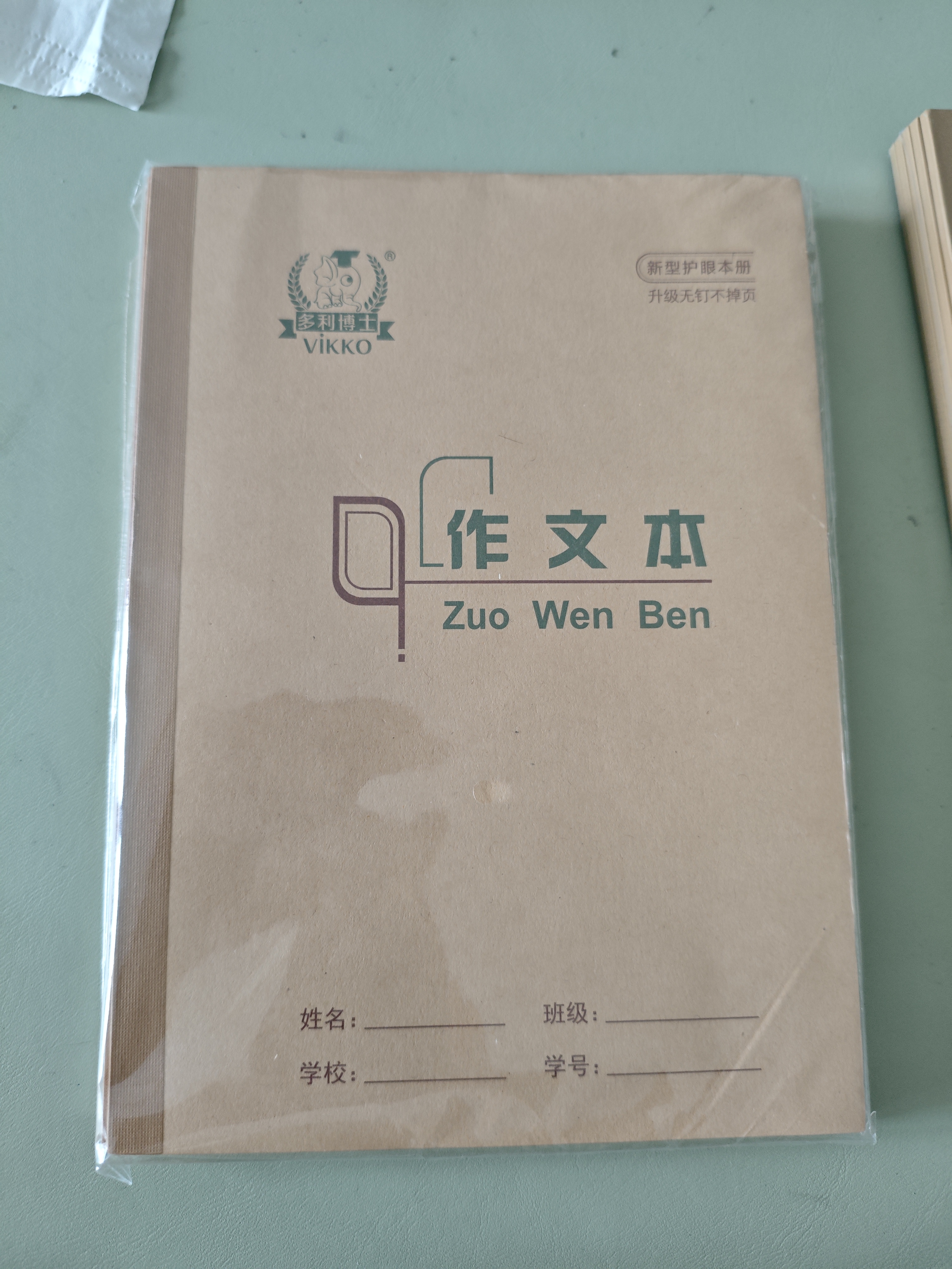 多利博士5本 36K生字本20张 6格6行拼音田字格本 小学生作业本加厚练习本生字簿北京学校统一标准软抄本 实拍图