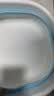 洁丽雅旅行折叠盆洗脸盆出差家用宿舍洗脸盆便携式旅游水盆北欧蓝-大号 实拍图