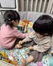 巧乐熊 儿童沙池室内在家玩决明子玩具套装围栏宝宝沙池挖沙大颗粒沙子 【20斤仿瓷沙+玩具15件套+垫+球+袋】奶芙白120*90CM 实拍图