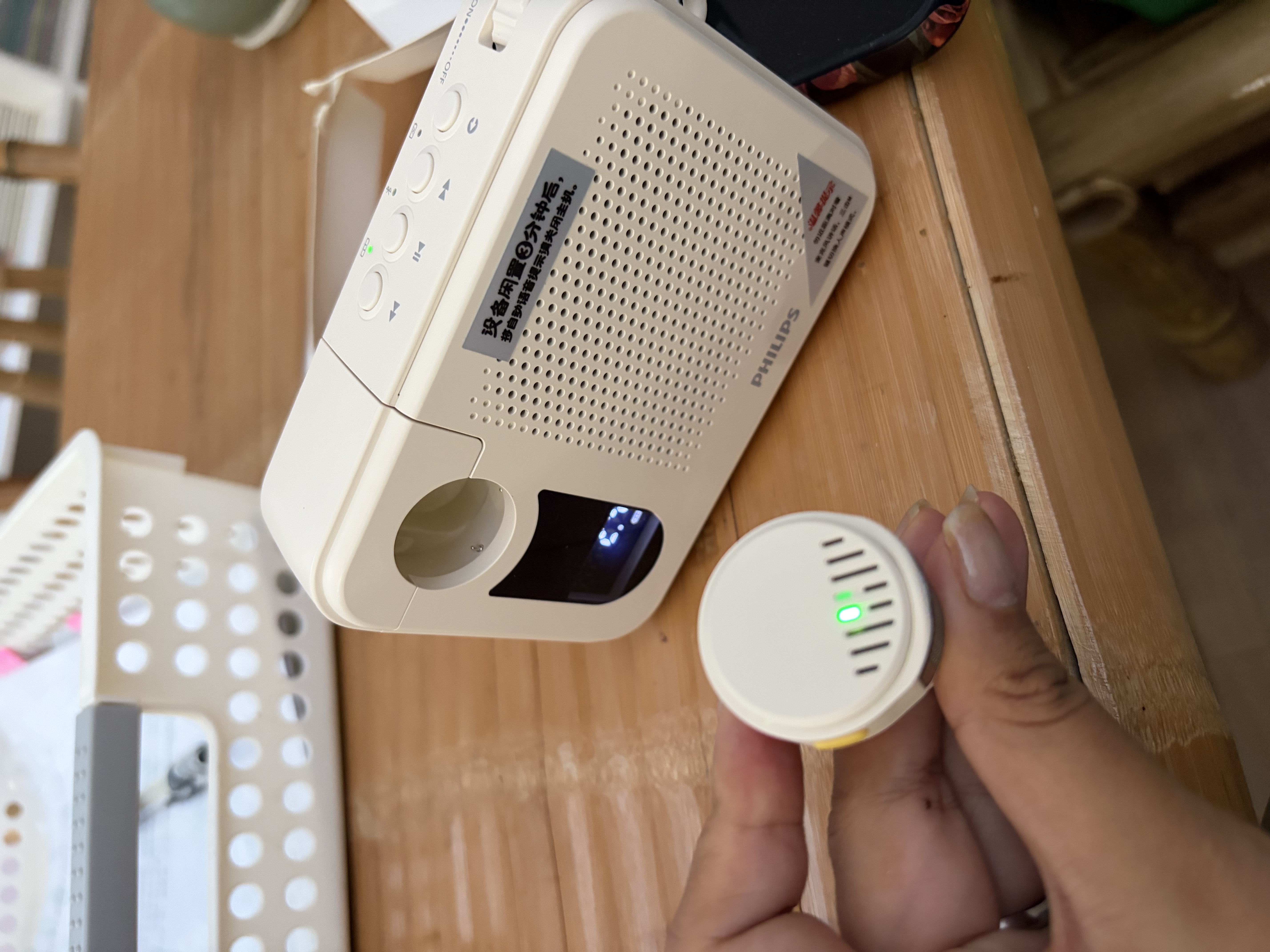 飞利浦（PHILIPS）SBM501小蜜蜂扩音器无线领夹麦教师专用蓝牙音箱麦克风长续航教学讲课导游礼物 实拍图