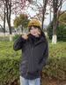 木林森（MULINSEN）冲锋衣男女秋冬季旅游穿搭户外登山滑雪服防风防水单层三合一外套 凝夜紫【三合一抓绒内胆】 XL 实拍图