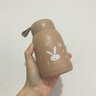 【京东物流送货上门】萌萌兔卡通水杯女牛奶玻璃杯创意便携杯子 咖色萌萌兔 330ml 1只 实拍图