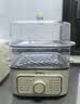 美的（Midea）电蒸锅电煮锅电火锅多功能锅家用电炒锅蒸蛋器蒸包子锅电热锅10.8升三层大容量多用途锅ZGE2323Z02 实拍图