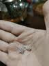 BJYLS999纯银针雪花耳钉女养耳洞流苏耳线足银针耳环2026轻奢高级耳饰 【999足银耳链】雪花耳线一对 实拍图