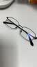 依视路（ESSILOR） 新款商务男镜架时尚镜框女配依视路镜片近视定制眼镜网上配镜 钛金属-4023BK-黑色 镜框+依视路膜岩高清1.56现片 实拍图