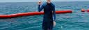 迪卡侬（DECATHLON）潜水服水母服男泳衣泳裤套装冲浪服温泉湿衣长袖速干防晒游泳装备 【上衣-拉链款】深蓝拼接-新款 L 实拍图