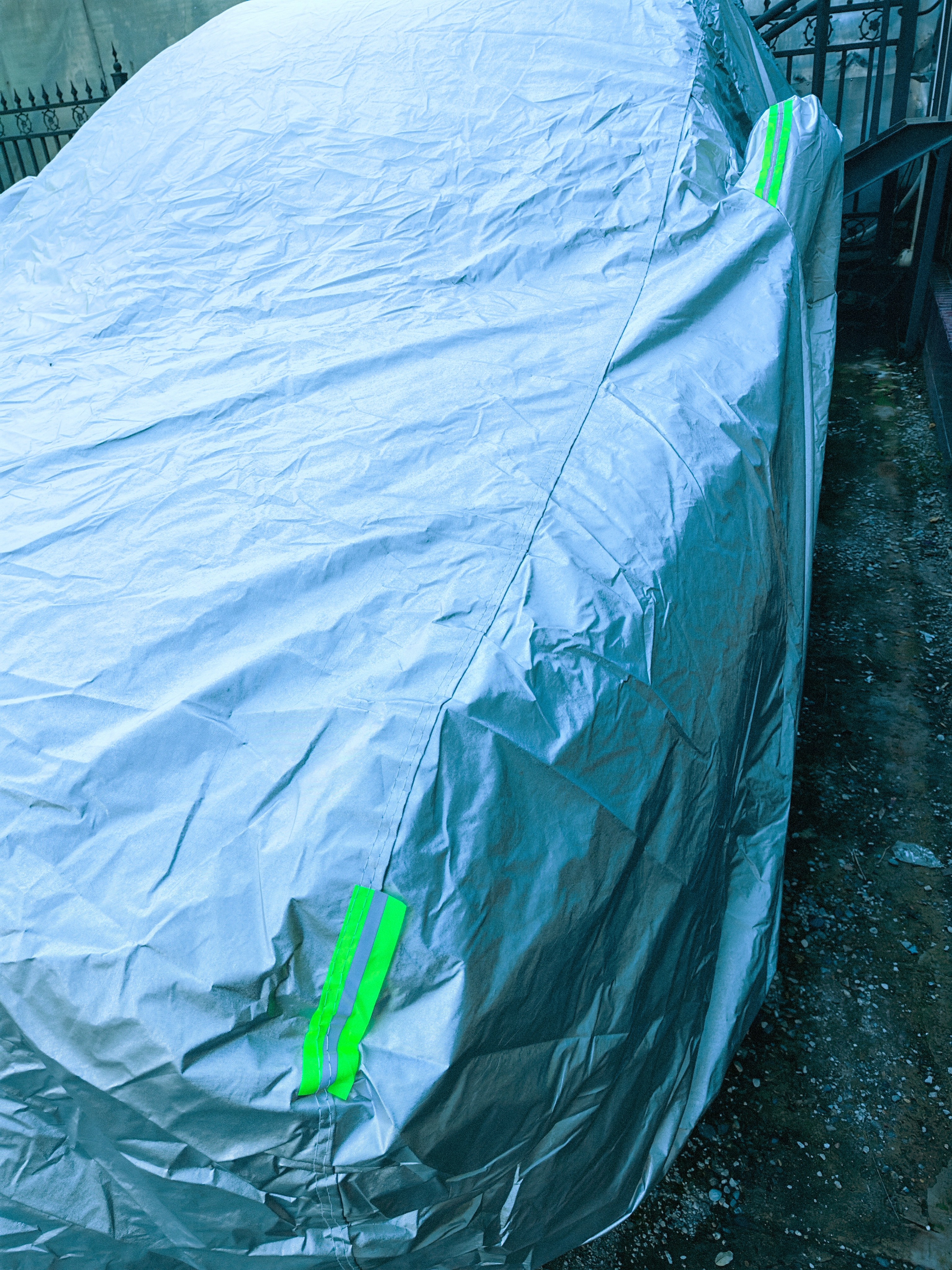 汽车车衣车罩防晒防雨防尘隔热遮阳盖布全罩外奥迪丰田奔驰大众 铝膜 哈弗H6 实拍图