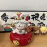 赟娅国潮招财猫醒狮摆件茶宠伴手礼品公司企业开业活动年会礼物送客户 WYY招财猫醒狮【元宝+福袋】+红纹礼盒 实拍图