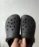 卡骆驰（crocs）经典云朵Clog女沙滩洞洞鞋凉拖鞋206750 黑色  38  实拍图