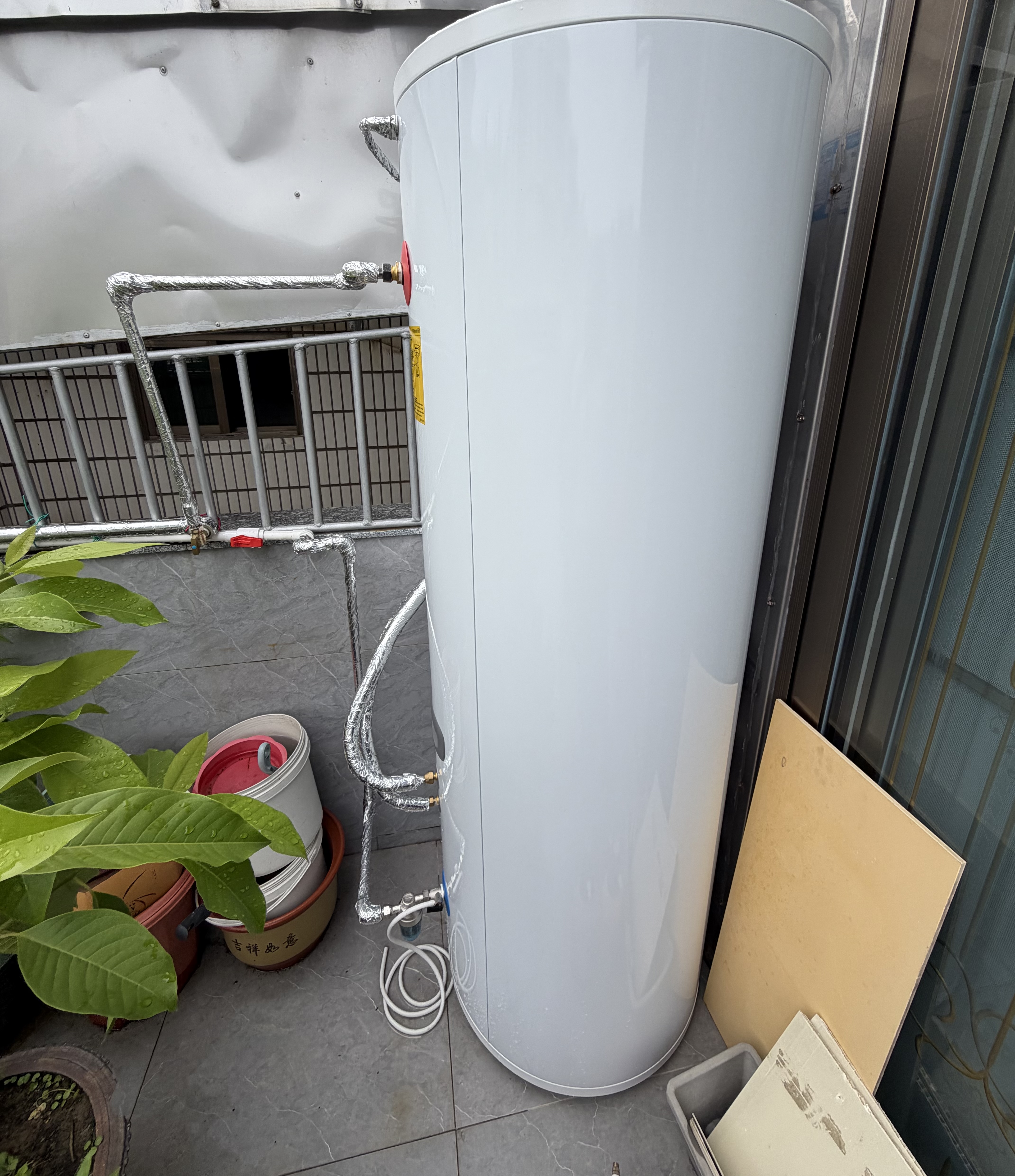 海尔（Haier）【小蓝瓶N7PRO】空气能热水器300升电辅变频一级能效家用空气源热泵 AI节能 国家补贴 实拍图