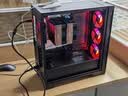 微星（MSI）战斧3 AIR MAG FORGE 320R AIRFLOW台式机电脑机箱 (预装4把ARGB风扇/360冷排位/支持ATX主板) 实拍图