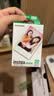 INSTAX富士instax立拍立得 mini相纸 白边双包20张+闪闪星钻边框贴 实拍图