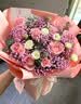 馨仪鲜花速递玫瑰向日葵康乃馨花束送女友老婆生日礼物同城配送 11朵粉玫瑰混搭花束 实拍图