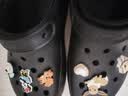 CROCS卡骆驰檀健次同款经典泡芙洞洞鞋轻便舒适男女同款花园鞋|207521 黑色-001(含智必星) 36 /37(220mm) 实拍图