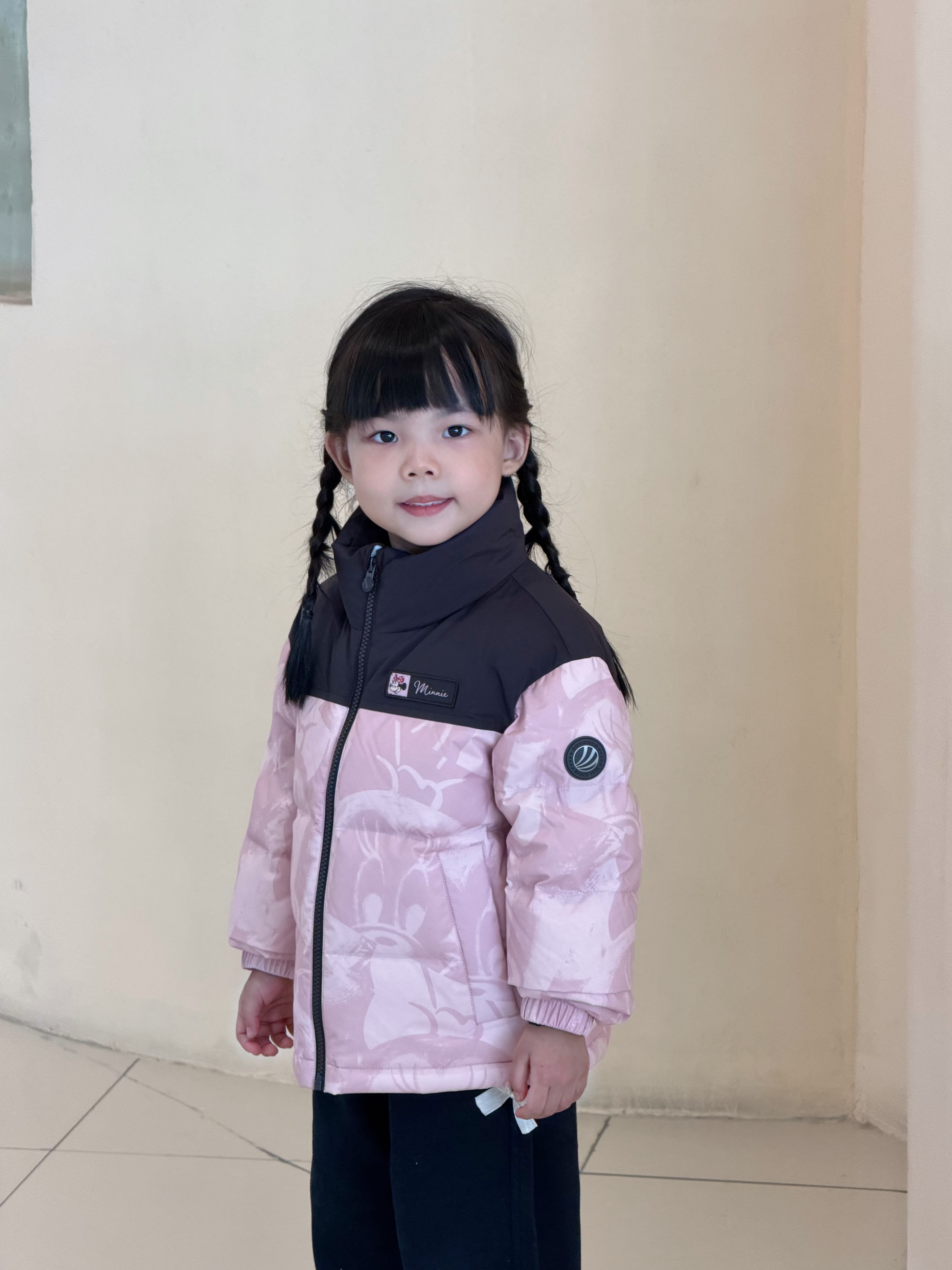 波司登26年冬季男女儿童加厚时尚运动立领短款羽绒服外套T260246110 实拍图