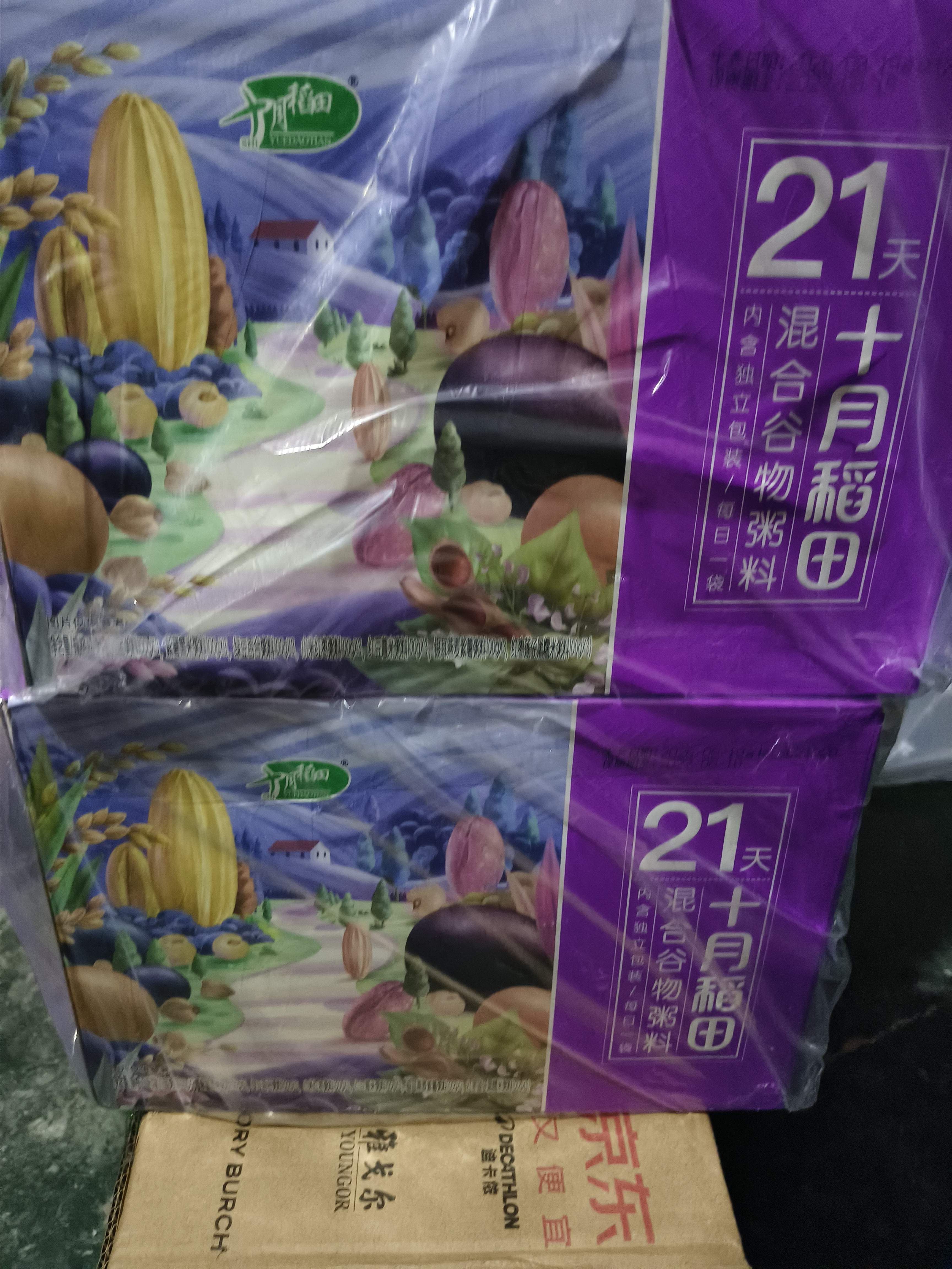 十月稻田 21日五谷杂粮粥礼盒小米八宝粥米 4.2斤(21袋)节日送礼采购 实拍图