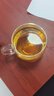 富光花茶杯 男女士茶水分离杯子 双层办公泡茶玻璃杯带把高硼硅水杯 实拍图