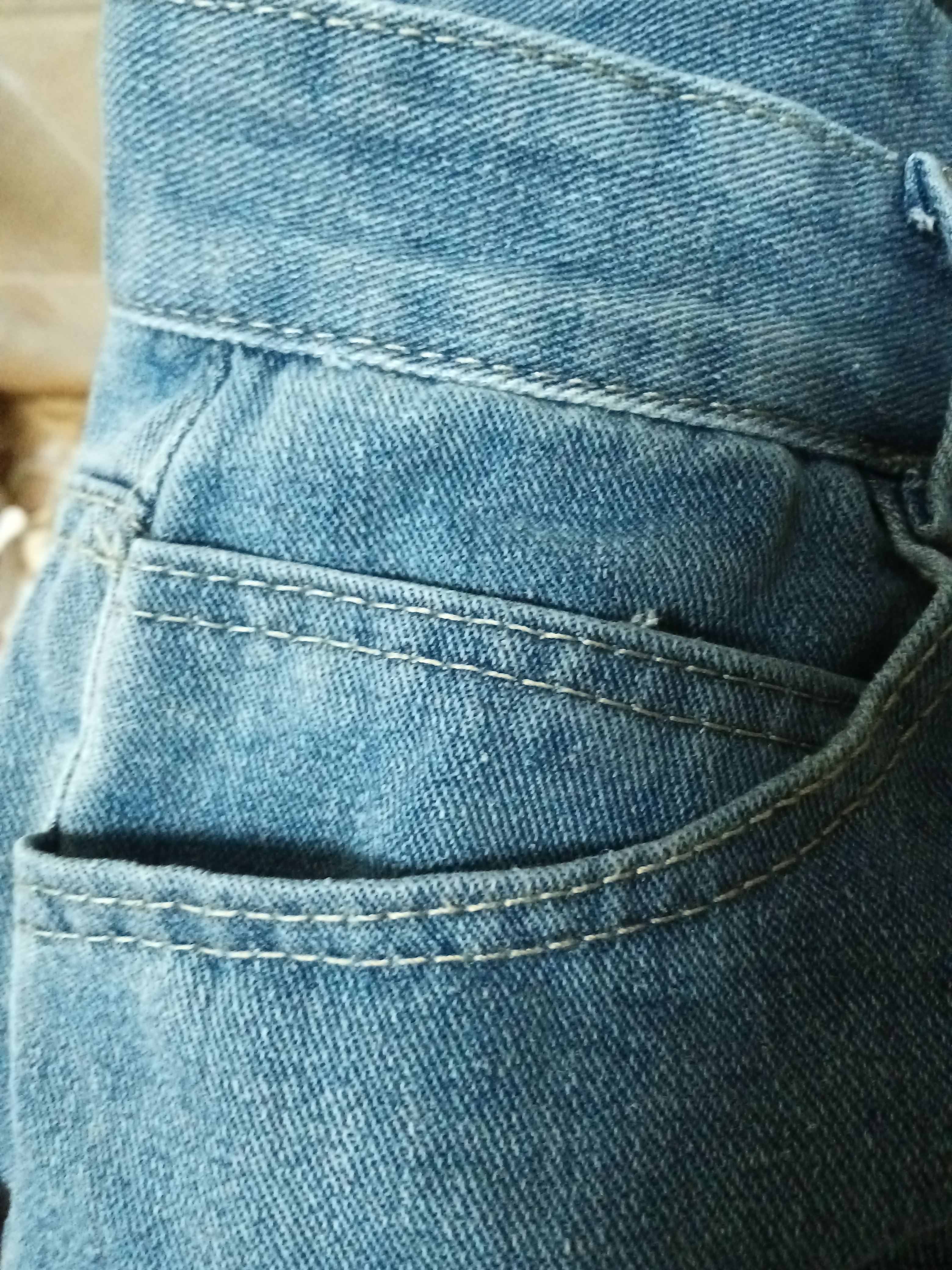 鲁雅尔低腰微喇牛仔裤女夏季新款辣妹宽松垂感显瘦小个子胖mm阔腿长裤子 蓝色 L 实拍图