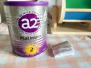 a2奶粉紫白金澳版A2蛋白+DHA 2段小罐400g 新西兰草饲+批批严检 实拍图