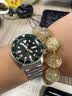 精工（SEIKO）5号系列日韩表翡翠绿水鬼100米防水机械表【礼物】SRPD63K1 实拍图