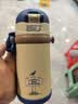膳魔师（THERMOS）儿童吸管保温杯送礼物学生杯316L不锈钢带杯绳便携式400mlTCKB 实拍图