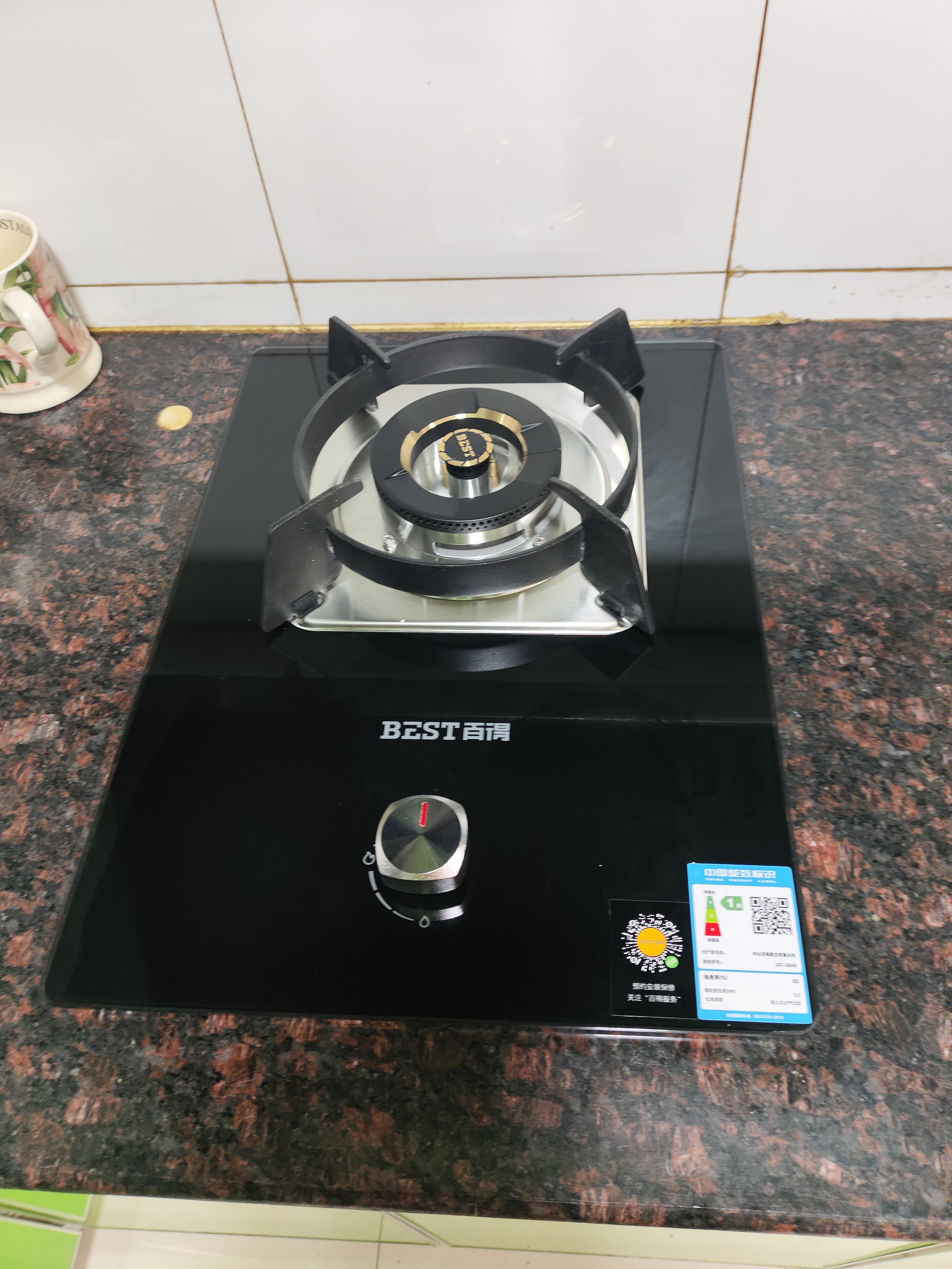 百得【华帝出品】5.2KW【天然气】燃气灶JZT-QE05台嵌两用单灶台 实拍图