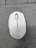 罗技（Logitech）M330 静音鼠标 无线鼠标 办公鼠标 右手鼠标 带无线微型接收器 白色 实拍图