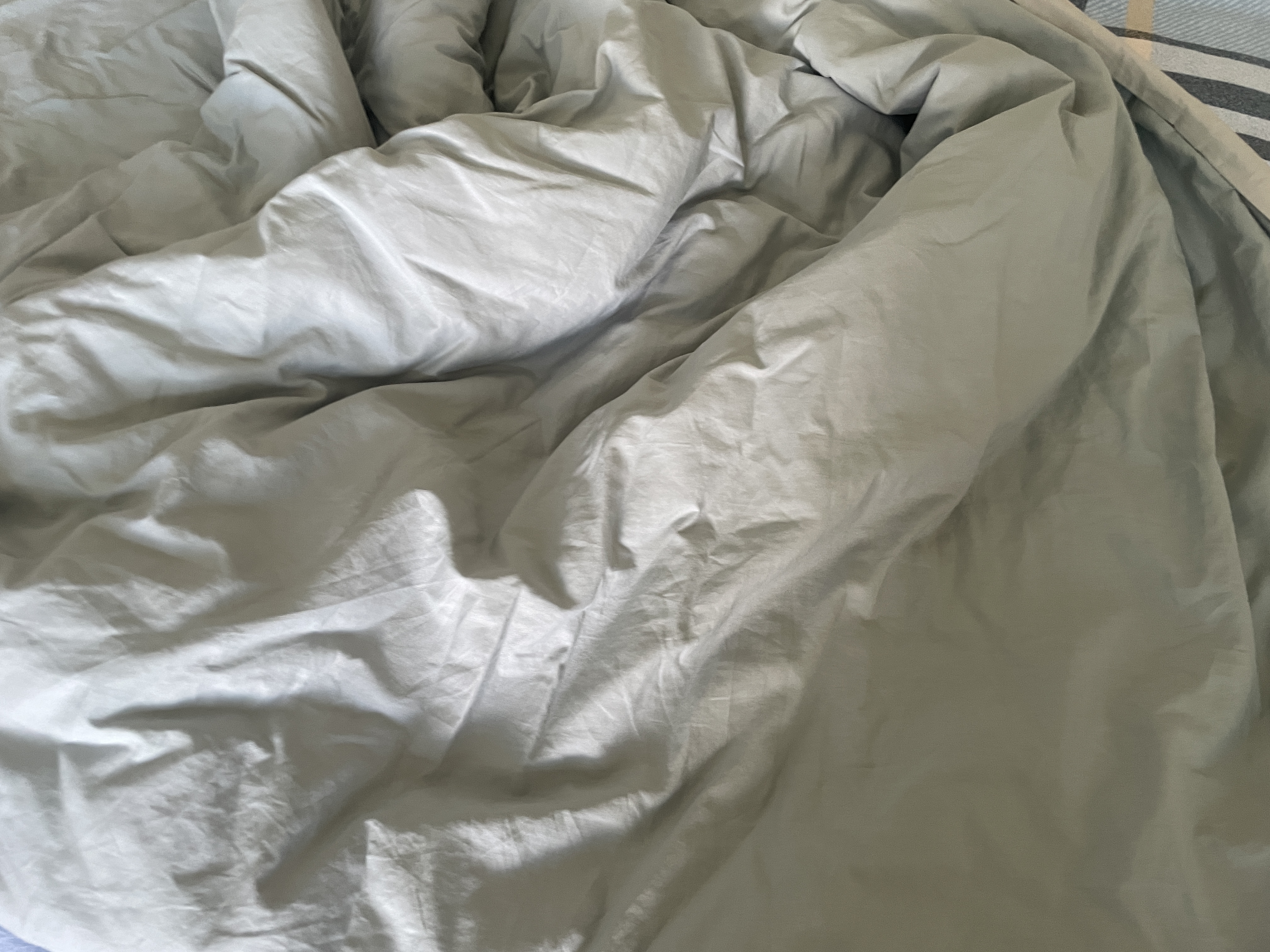 京东京造100%纯棉四件套全棉床单被套抑菌套件床上用品200*230cm1.5/1.8米床 晴空蓝 实拍图