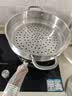 康巴赫铁锅炒锅无涂层炒菜锅不粘锅氮化防锈钛香锅32cm电磁炉燃气灶通用 实拍图