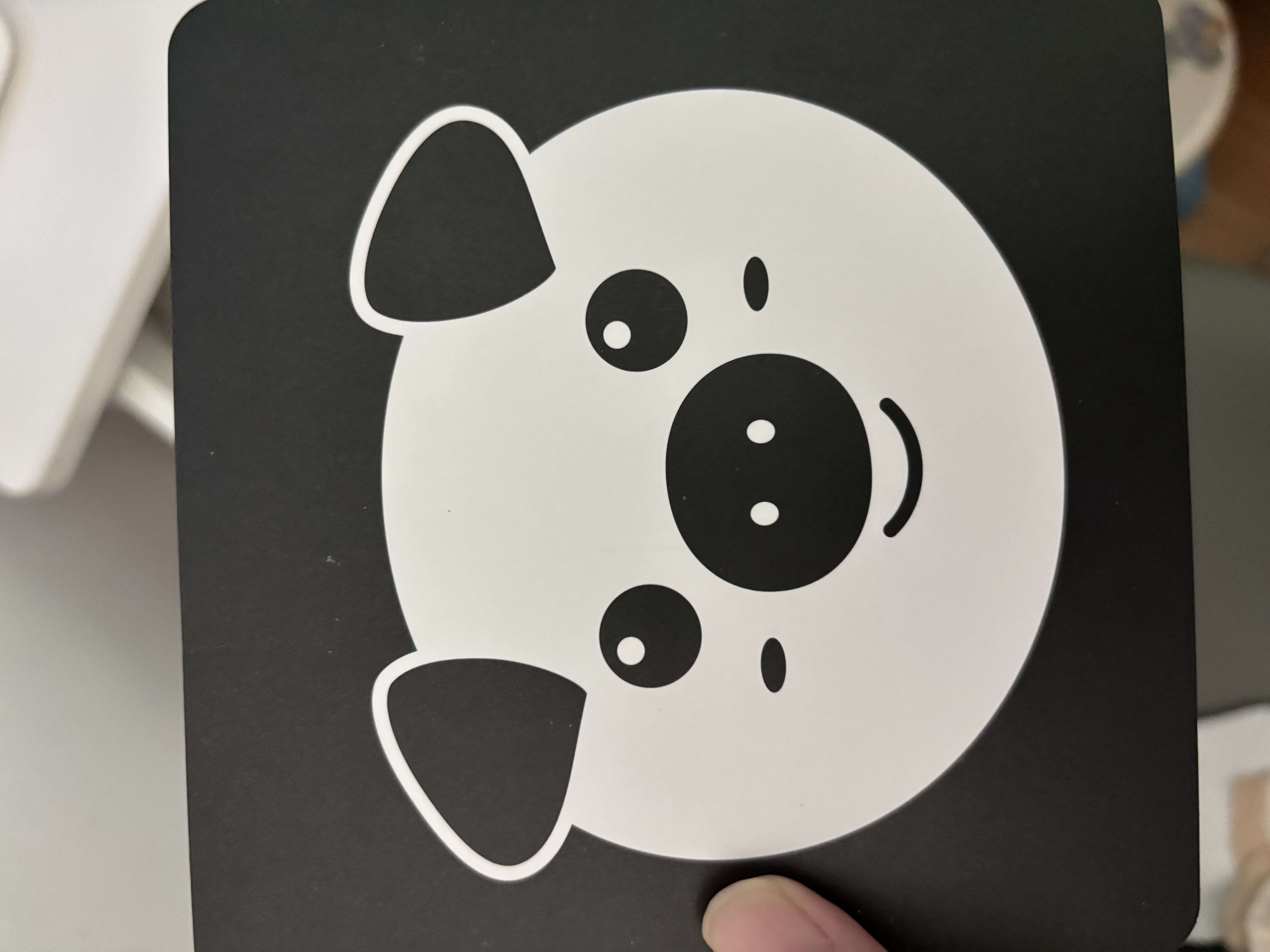 喜比姆黑白卡片婴儿早教闪卡新生儿视觉激发0到3个月宝宝彩色追视玩具 实拍图