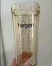 HEGEN海格恩吸管杯奶瓶1-3岁儿童水杯幼儿园PPSU直学饮杯喝水瓶330ml粉 实拍图