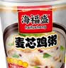 海福盛方便食品速食粥即食早餐宵夜冲泡营养粥冻干粥麦芯鸡粥33g*6杯 实拍图