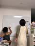 得力(deli)挂式白板 窄边框系列120*90cm易擦磁性办公教学会议悬挂式白板家用儿童写字板黑板50027 实拍图