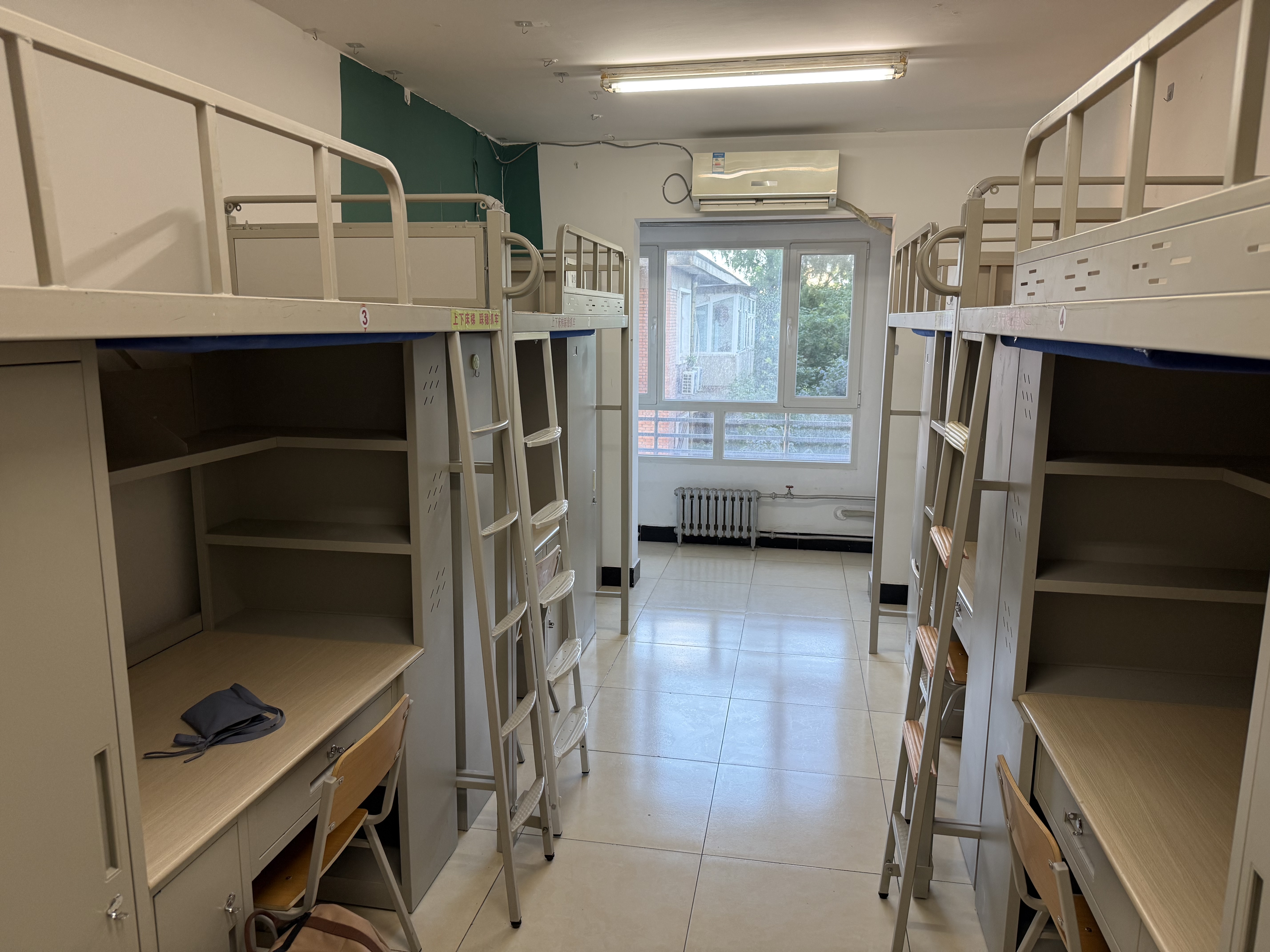 半弦月【全能梦想家】学生宿舍床帘免安装一体式遮光防蚊帐窗帘上下铺 全伸缩支架+保护隐私丨海盐蓝 190cm*90cm 高90【五面款|100%遮光|上下铺通用】 实拍图