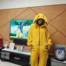 束时·创漫动漫卡通连体睡衣袍男女情侣秋冬加绒加厚珊瑚绒动物家居服套 皮卡丘连体睡衣套装(加厚珊瑚绒)+棉鞋 XL (160-172cm,适用60-70kg) 实拍图