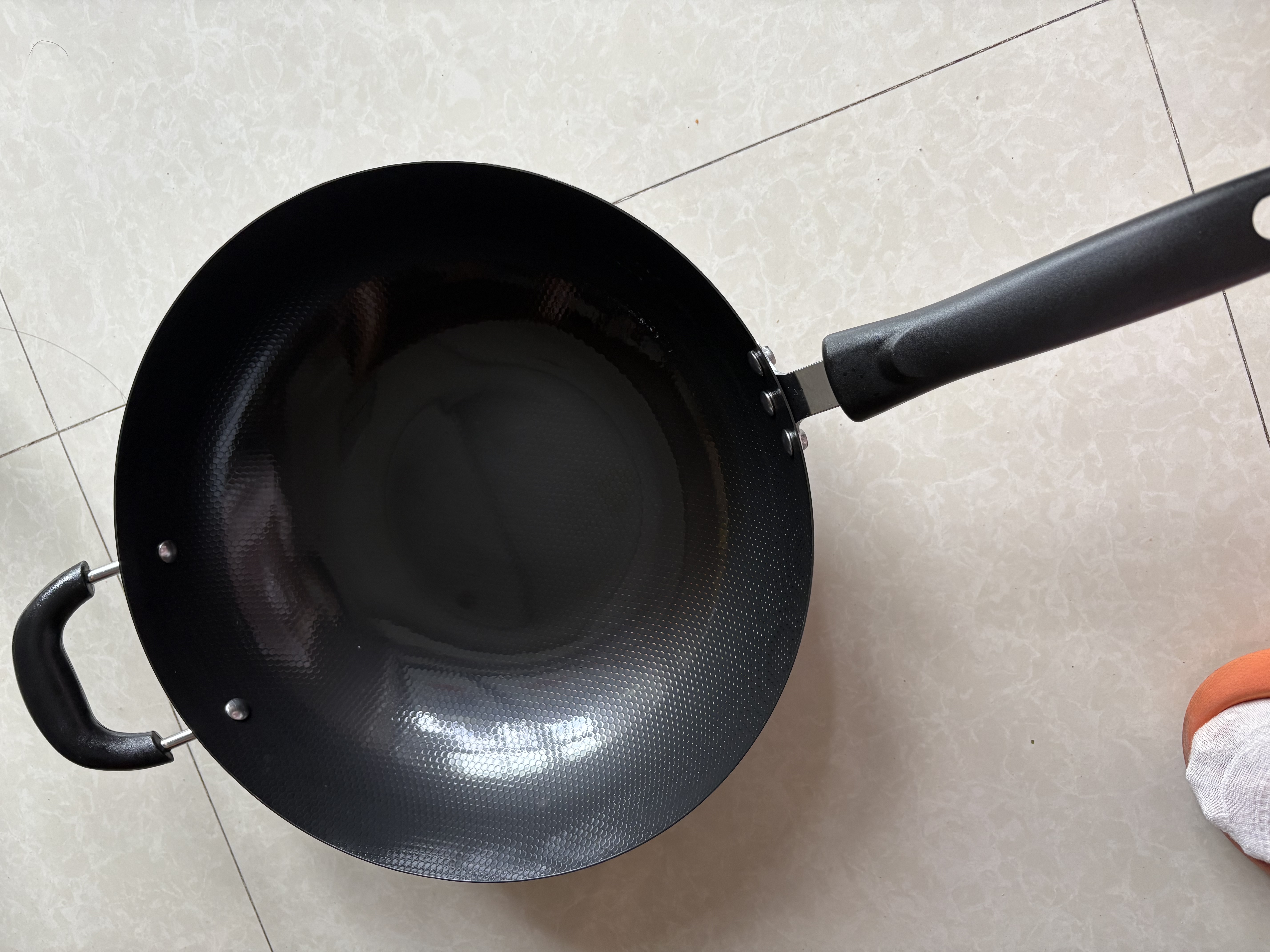 美厨（MAXCOOK）铁锅炒锅 32cm无涂层老式炒菜锅精铁锅 燃气炉电磁炉通用MDB-32 实拍图