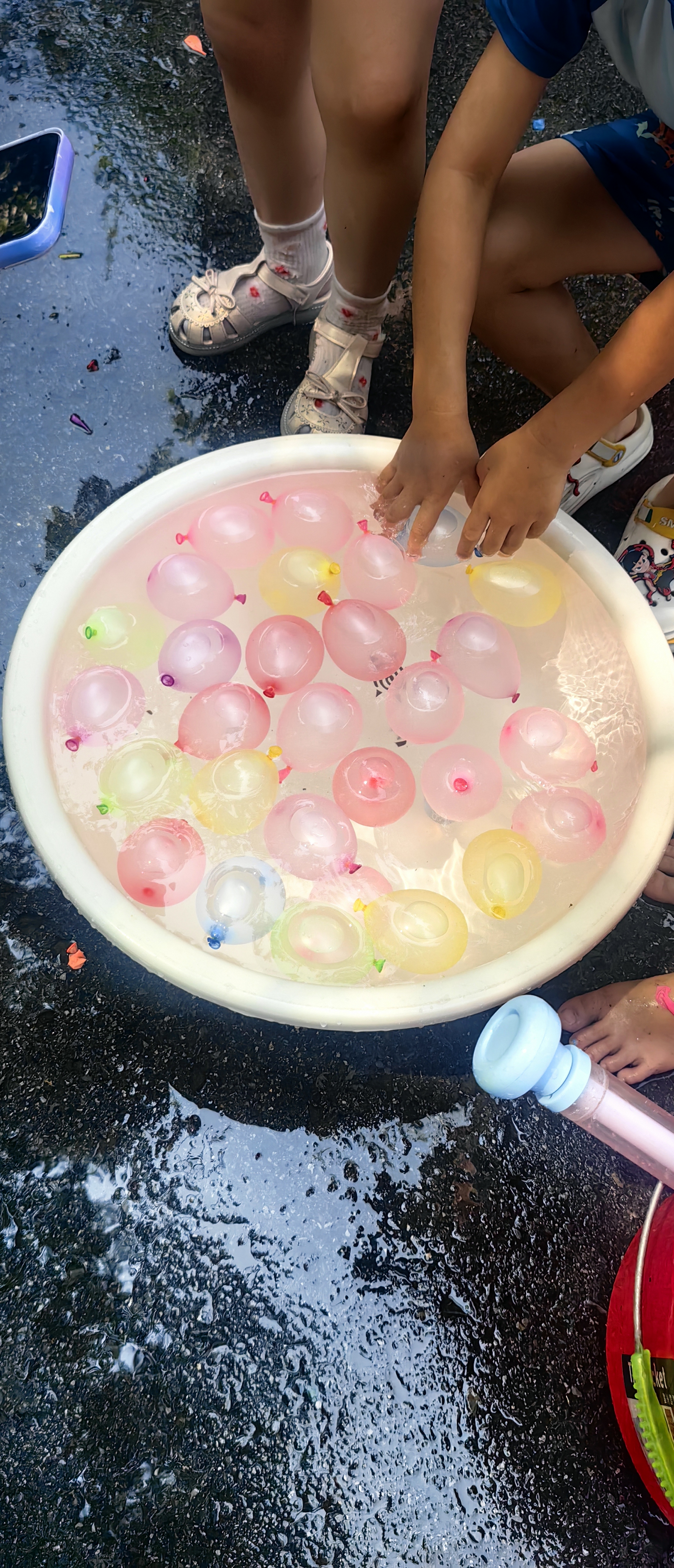 墨斗鱼水气球 水球快速注水气球幼儿园户外打水仗团建游戏水气球555个 实拍图