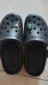卡骆驰（CROCS）白鹿同款云朵洞洞鞋|206750 黑色-001 35(220mm) 实拍图