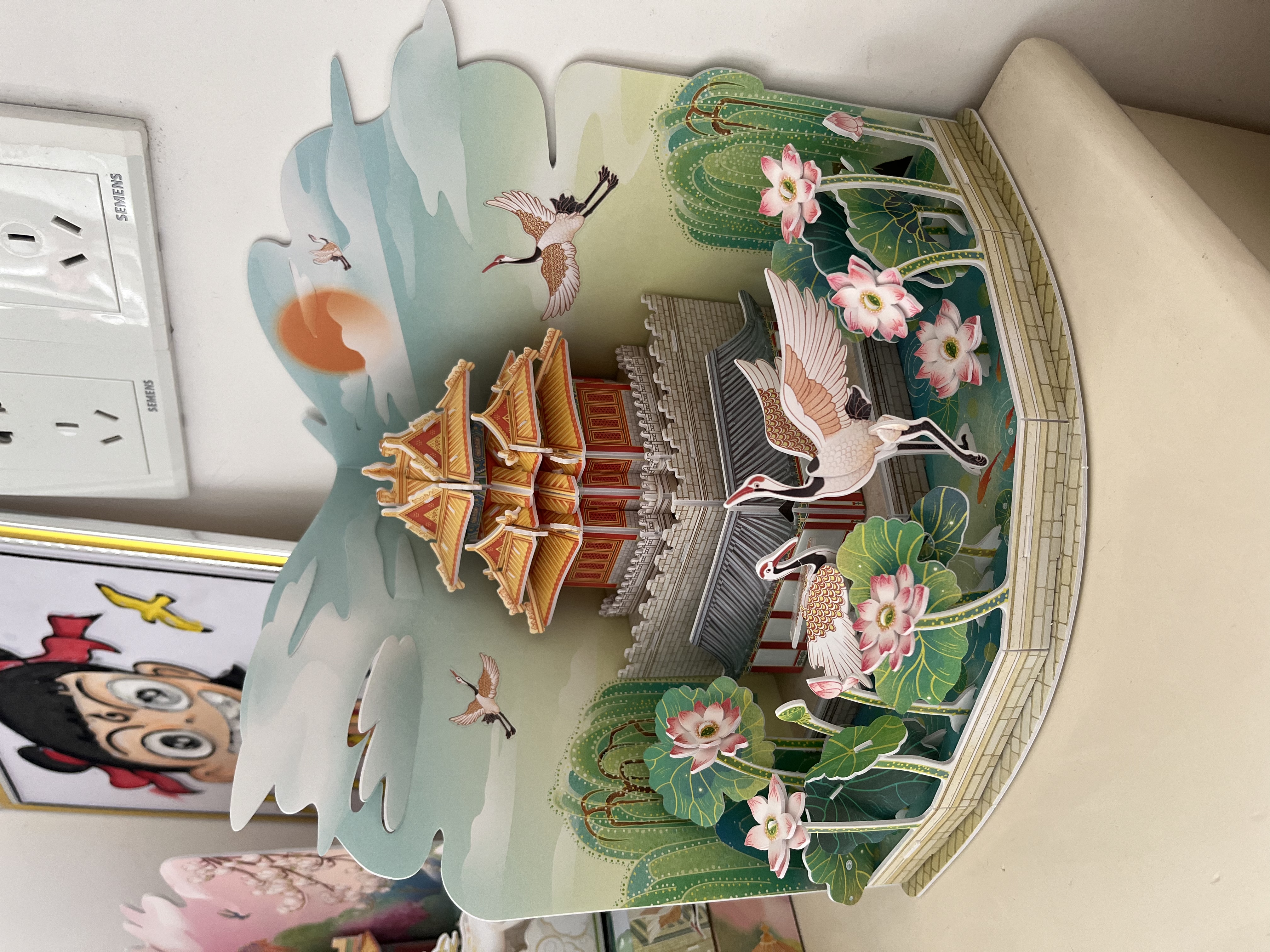 乐立方故宫四季3D立体拼图拼装模型玩具 故宫四季·角楼 实拍图