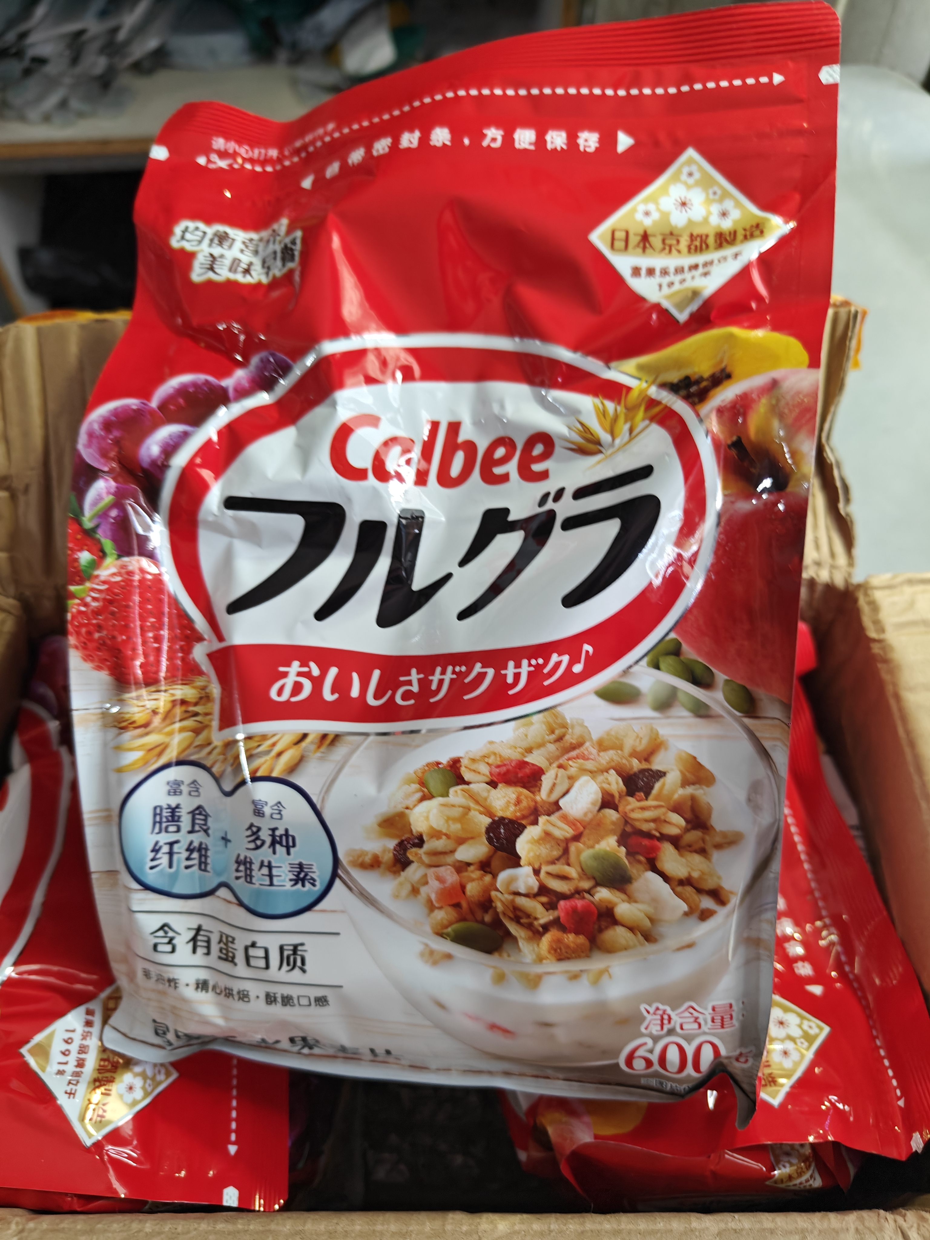 卡乐比（Calbee）经典水果燕麦片600g*3 日本原装进口食品 营养早餐 即食零食 代餐 实拍图